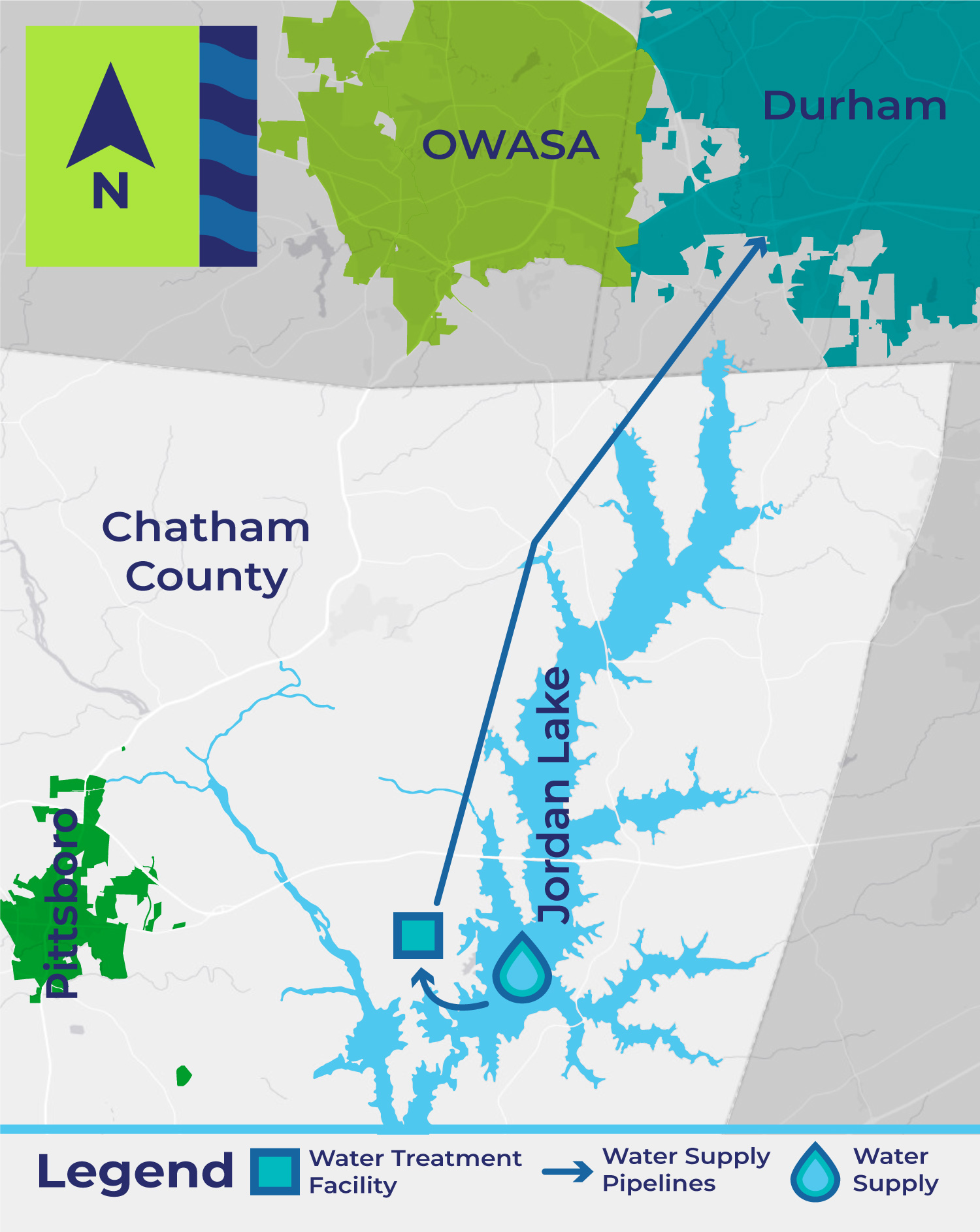 Map of the facility property at the intersection of
                                                    Seaforth Road and North Pea Ridge Road
